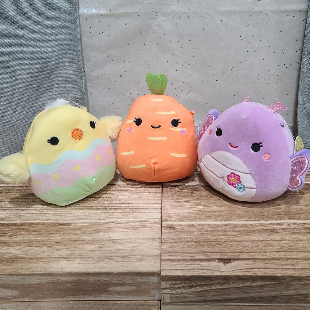 4.5" NWT Easter 2021 Squishmallows Bundle
